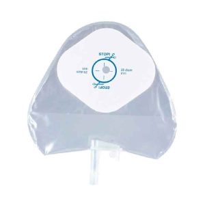 Bolsa para urostomía pediátrica transparente
