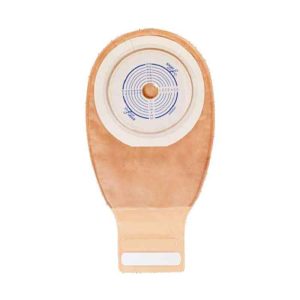 Bolsa de una pieza drenable opaca para estoma