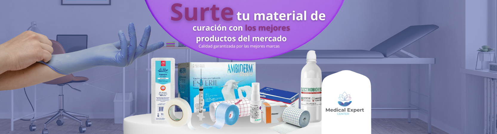 Venta de material de curación t productos médicos de alta calidad en Medical Expert Center